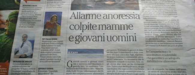 Intervista a Ignazio Senatore: “Allarme anoressia colpite mamme e giovani uomini”