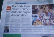 Interviste a Senatore: “Rischio bulimia. Cresce il numero colpite dal disturbo”